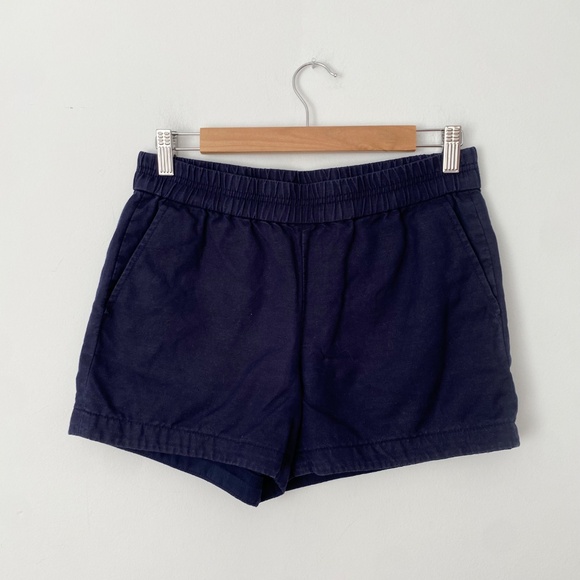 J.crew boardwalk linen blend pull on shorts - Picture 4 of 5